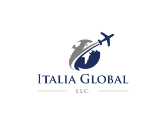 Italia Global, LLC. logo design by haidar