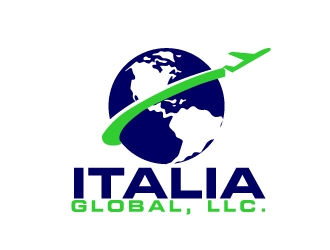 Italia Global, LLC. logo design by AamirKhan
