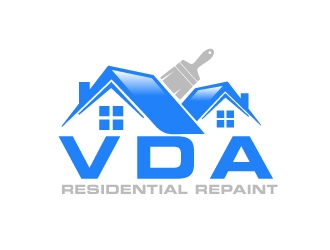 VDA Residential Repaint logo design by AamirKhan