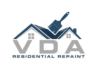 VDA Residential Repaint logo design by AamirKhan