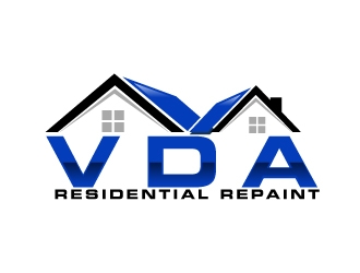 VDA Residential Repaint logo design by AamirKhan