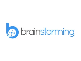 Brainstorming logo design by maze