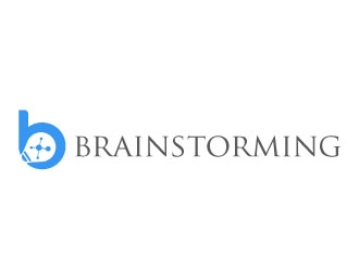 Brainstorming logo design by maze