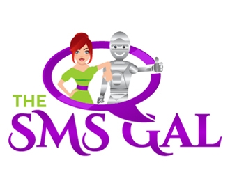 The SMS Gal logo design by Roma
