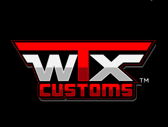 WTX Customs logo design by THOR_