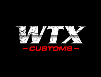 WTX Customs logo design by torresace