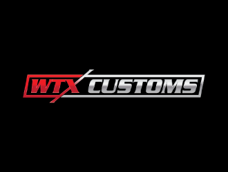 WTX Customs logo design by nona