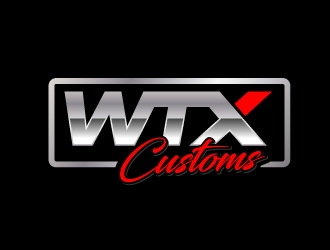 WTX Customs logo design by jaize