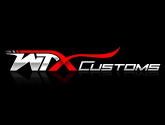 WTX Customs logo design by aRBy