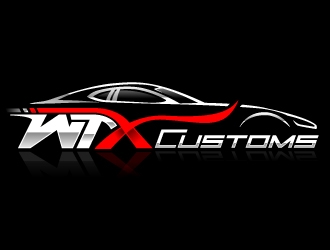 WTX Customs logo design by aRBy