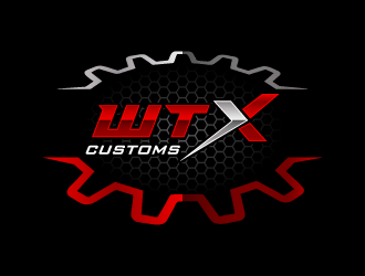 WTX Customs logo design by pencilhand
