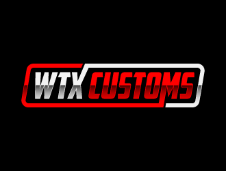 WTX Customs logo design by denfransko