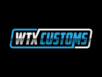 WTX Customs logo design by denfransko
