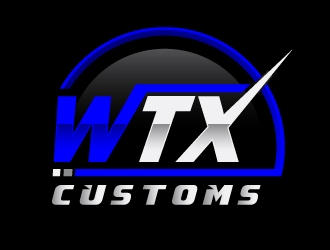WTX Customs logo design by dshineart