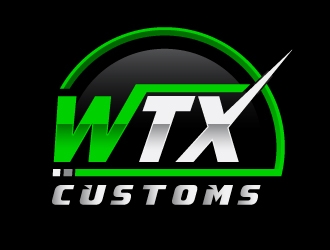 WTX Customs logo design by dshineart