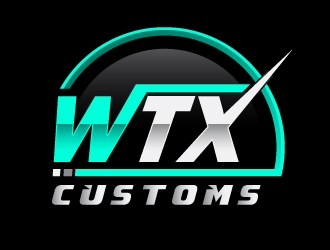 WTX Customs logo design by dshineart