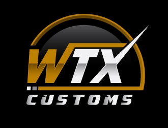 WTX Customs logo design by dshineart