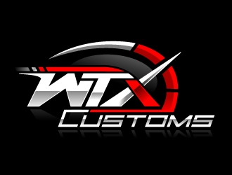 WTX Customs logo design by aRBy