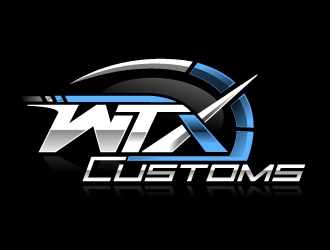 WTX Customs logo design by aRBy