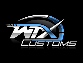 WTX Customs logo design by aRBy