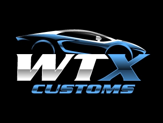 WTX Customs logo design by aRBy
