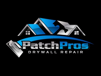 Patch Pros Drywall Repair logo design by jaize