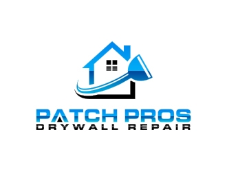 Patch Pros Drywall Repair logo design by MarkindDesign