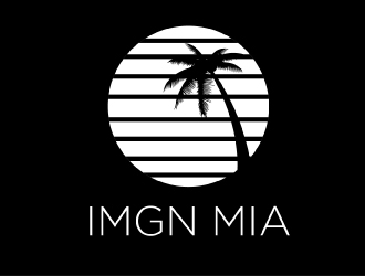IMGN MIA (its an abbreviation of Imagine Miami) logo design by AamirKhan