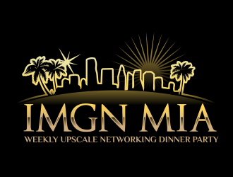 IMGN MIA (its an abbreviation of Imagine Miami) logo design by serprimero