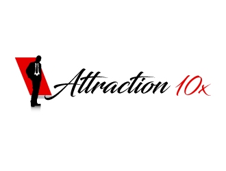 Attraction10x logo design by karjen