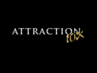 Attraction10x logo design by ubai popi