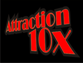 Attraction10x logo design by kitaro