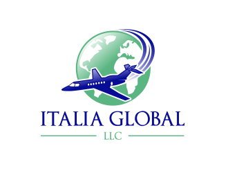 Italia Global, LLC. logo design by serprimero