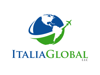 Italia Global, LLC. logo design by lexipej