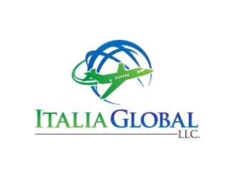 Italia Global, LLC. logo design by jaize