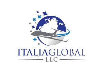 Italia Global, LLC. logo design by invento