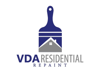 VDA Residential Repaint logo design by Shailesh