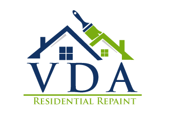 VDA Residential Repaint logo design by bloomgirrl