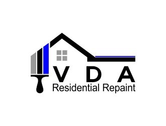 VDA Residential Repaint logo design by alhamdulillah