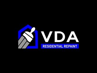 VDA Residential Repaint logo design by alhamdulillah