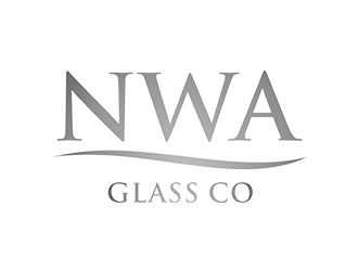 NWA Glass Co logo design by EkoBooM