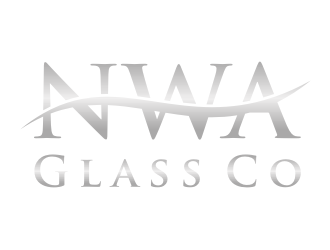 NWA Glass Co logo design by mbamboex