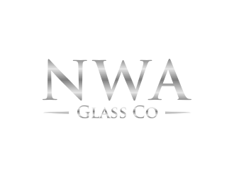 NWA Glass Co logo design by scolessi