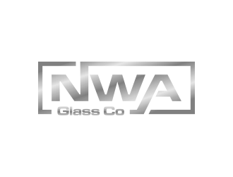 NWA Glass Co logo design by scolessi