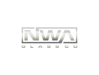 NWA Glass Co logo design by RIANW