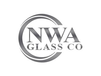 NWA Glass Co logo design by Benok
