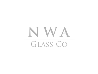 NWA Glass Co logo design by logitec