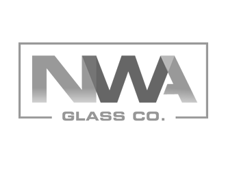 NWA Glass Co logo design by Coolwanz