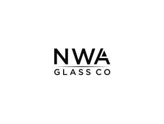 NWA Glass Co logo design by kingdeco
