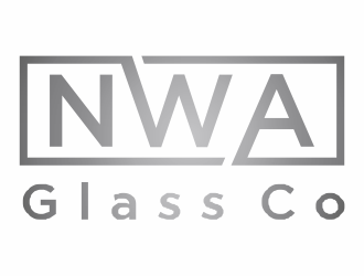 NWA Glass Co logo design by afra_art